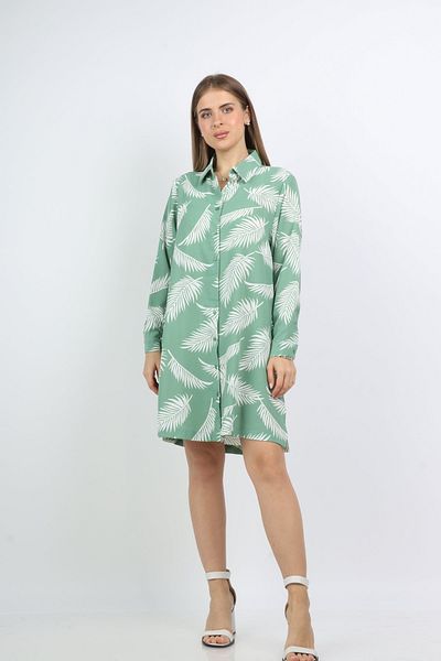 Nichii Floral Long Sleeve Short Dress