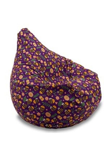 Pufrelax Fotoliu Nirvana Light Bean Bag Chair, Waterproof Material, Beehive