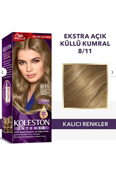 Wella Koleston Intense Saç Boyası 8/11 Ekstra Açık Küllü Kumral