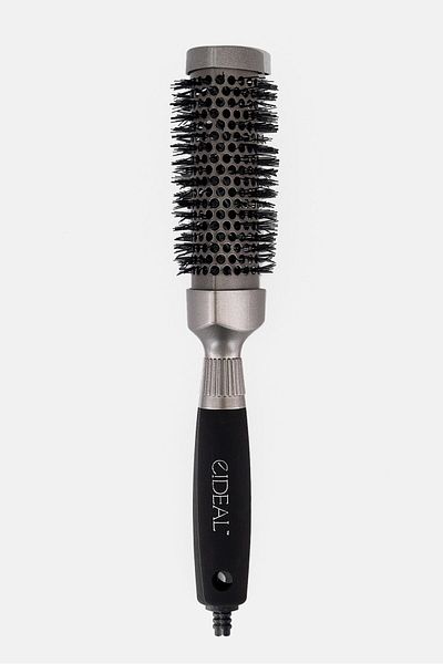 Eideal Triangular Crush Hot Curling Brush, Black