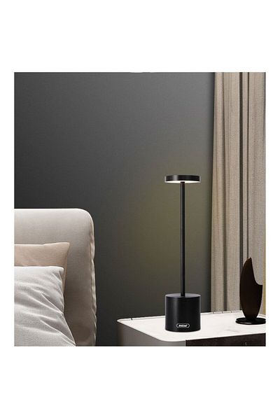 Tescomak Rechargeable table lamp, black