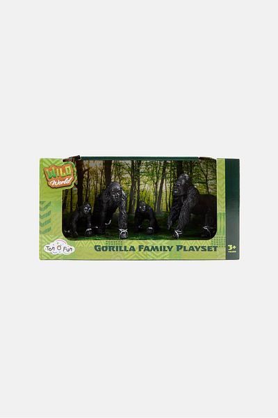 Ton O' Fun Wild World Gorilla Family Play Set