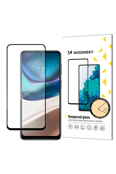 WOZINSKY Sticlă securizată durabilă 9H pentru ecranul complet al Motorola Mot...