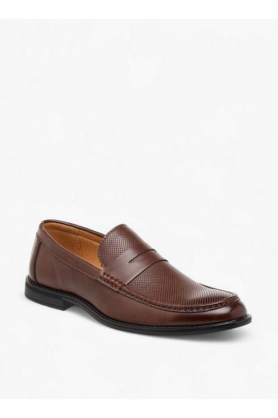 LBL by Shoexpress Textured Slip-On Loafers