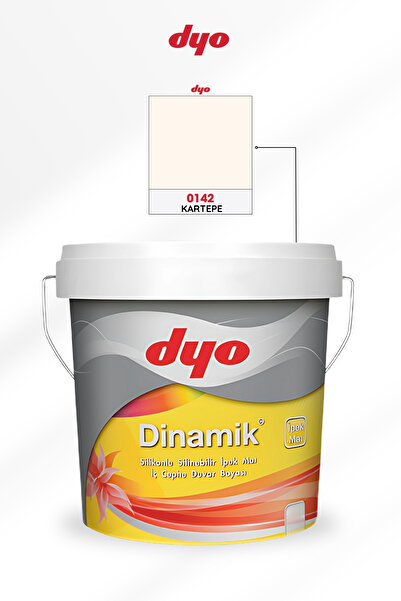 Dyo Dinamik Silikonlu Silinebilir İpet Mat İç Cephe Boyası | 2,5L - 7,5L - 15L
