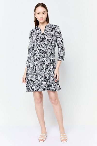 Robert Louis Stevenson Women Allover Print Mini Dress, Multicolor