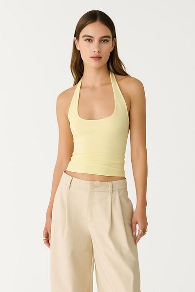 HAKKE Halter Neck Polyamide Bluz