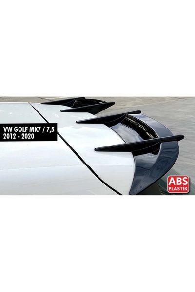 DELUXETUNING Eleron luneta compatibil VW Golf 7 2012-2019, AK Design negru lu...