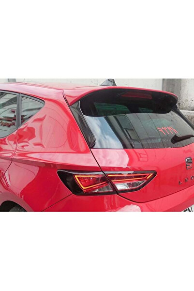 DELUXETUNING Extensii eleron Luneta compatibil cu SEAT Leon 3 III 2012-2020, FR Design, negru lucios