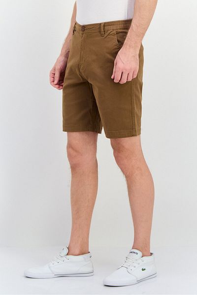 Bewley Ritch Men Plain Basic Shorts, Brown