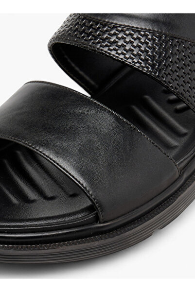 LBL by Shoexpress Textured Slip-On Comfort Sandals