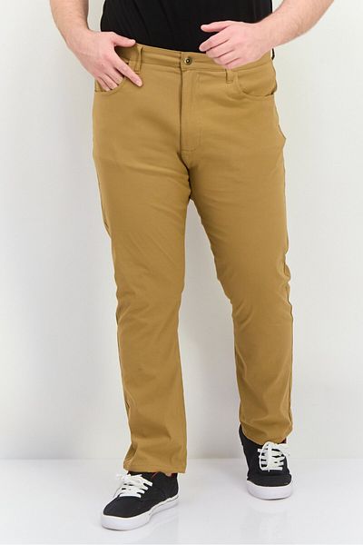 Desert Dunes Men Regular Fit Solid Chino Pants, Dark Khaki