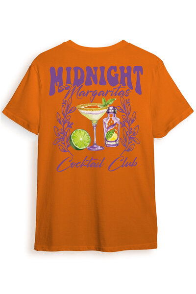 WİDİ Ponoćne margarite prednja i zadnja strana Štampano 100% pamuk unisex sta...