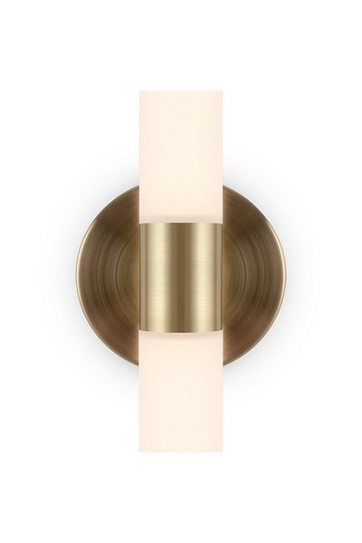 MAYTONI Axis LED sconce MOD106WL-L10G3K, 10W, 1050lm, warm light, IP20, gold,