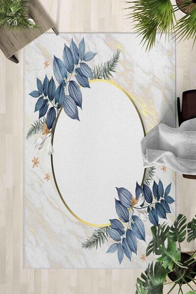 Monnhein Covor lavabil cu bază anti-alunecare – Covor modern cu imprimare dig...