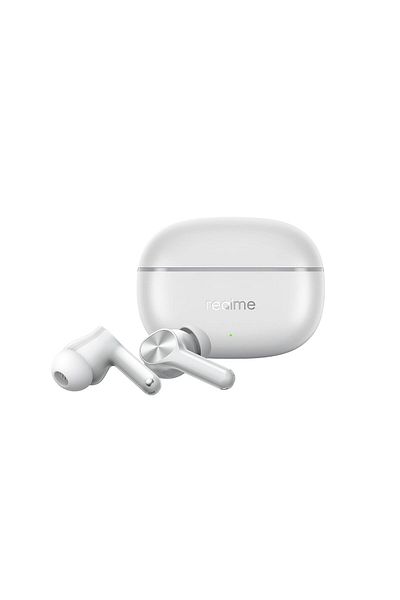 realme Buds T200 Lite Bluetooth in Ear Earbuds,4 Mic, AI ENC for Calls - Storm Grey