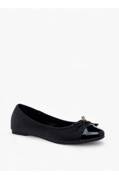 Flora Bella by Shoexpress Flora Bella Bow Accent Slip-On Ballerina Shoes