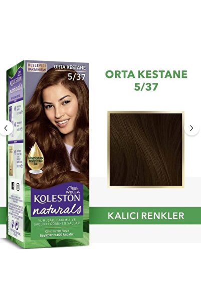 Wella Koleston Saç Boyası Naturals 5/37 Orta Kestane