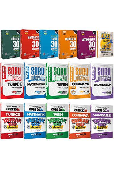 Pegem Akademi Yayıncılık 2026 KPSS GYGK Lisans Karma Set:Tüm Dersler Soru Ban...