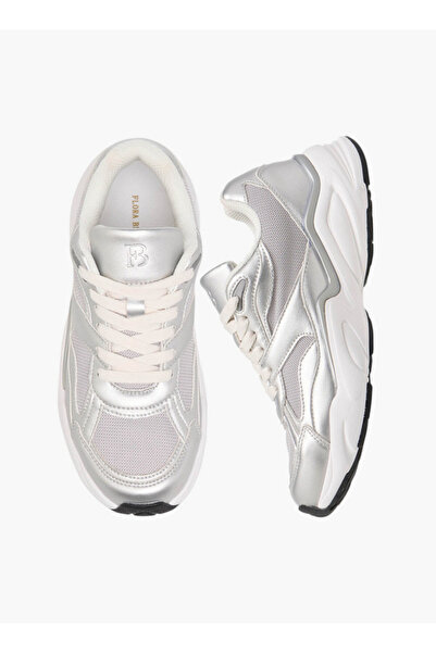 Flora Bella by Shoexpress Flora Bella Panelled Lace-Up Sneakers