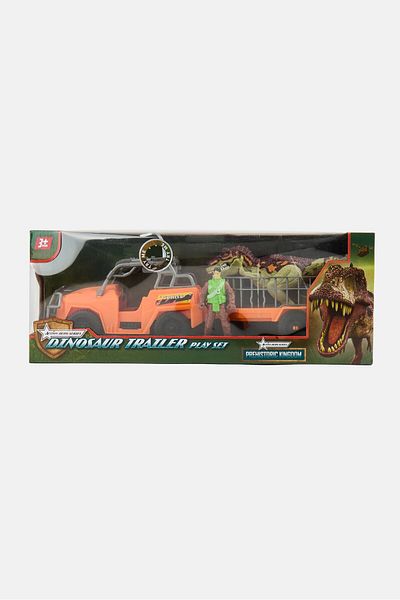 Ton O' Fun Action Hero Series Prehistoric Kingdom Dinosaur Trailer Play Set