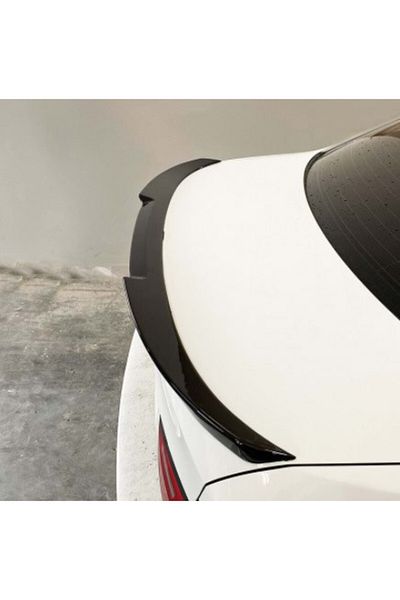 DELUXETUNING Trunk spoiler compatible with BMW 3 series E90 2005-2012 M4 Look, unpainted