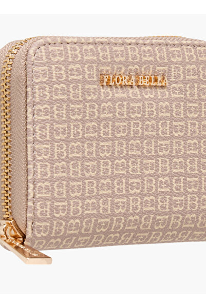 Flora Bella by Shoexpress Flora Bella Monogram Print Zip Around Wallet - W 11 x H 9 x D 2 cm
