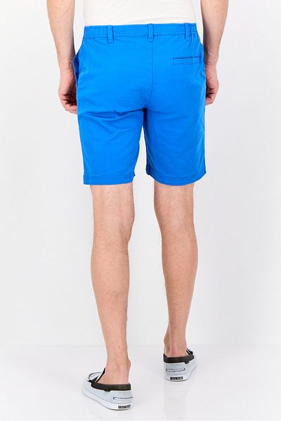 Bewley Ritch Men Solid Basic Shorts, Bright Blue