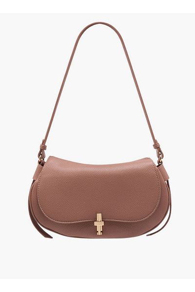 Flora Bella by Shoexpress Flora Bella Textured Crossbody Bag with Detachable Shoulder Strap