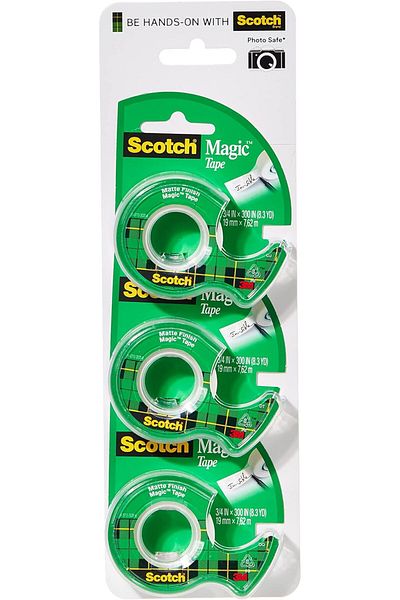 Scotch Tapes Promo 1 - Magic Tape in dispenser, Invisible. 3 dispensers/pack