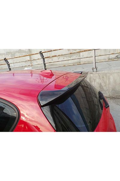 DELUXETUNING Trunk Spoiler compatible with BMW 1 Series F20 2011-2019, fiber, unpainted