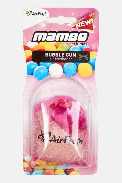 AIR FRESH Mambo Bubble Gum Car Perfumes, Pink