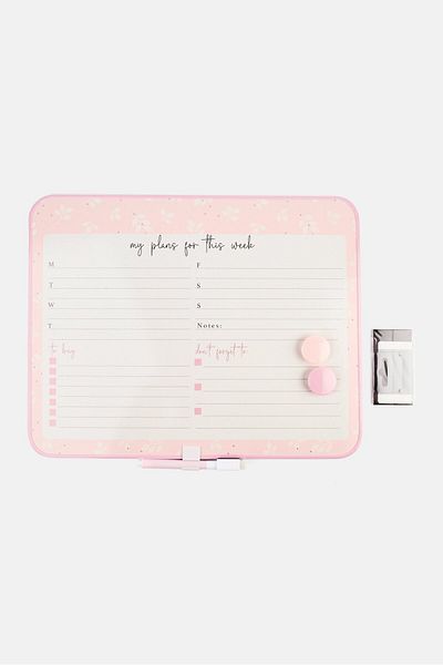 Tri Coastal Design My Plans For This Week Large Eraseboard, White
