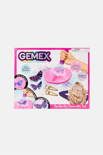 Gemex Butterfly Barrette Set