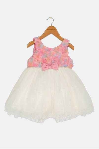 American Princess Toddlers Girl Floral Party Dress, Multicolor