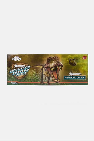 Ton O' Fun Action Hero Series Prehistoric Kingdom Dinosaur Trailer Play Set