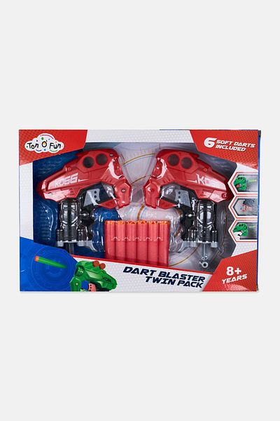 Ton O' Fun Dart Blaster Twin Pack
