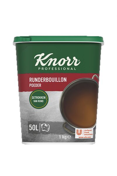 Knorr Professional – Powdered food base for beef dishes 1kg, 50l