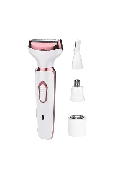 A ATAB 4 in 1 electric shaver for women, 4 interchangeable heads, multifunctional, IPX7