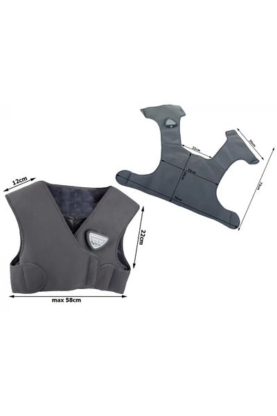 A ATAB Vesta Masaj si Incalzire Wireless, 3 Trepte, pentru Dureri de Spate, Confort Zilnic, Usoara