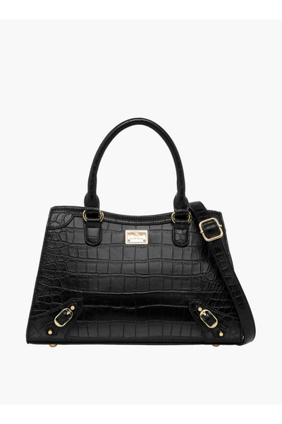 Flora Bella by Shoexpress حقيبة فلورا بيلا المزخرفة بحزام قابل للفصل وسحاب لل...