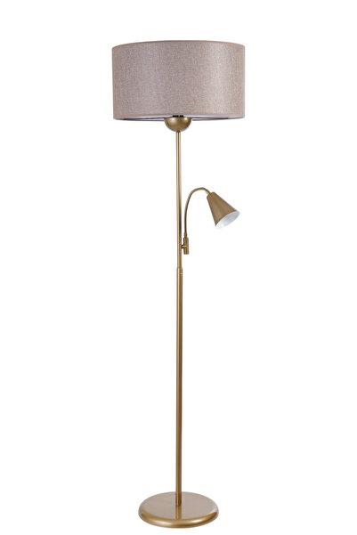 Lumexx DEVİN ESKİTME LAMBADER SİLİNDİR KOYU HASIR ABAJURLU