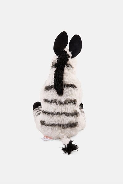 Eco Pals Zebra Animal Plush Toy 28 cm, White