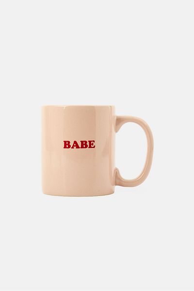 Muy Mucho Ceramic Coffee Mug 330 ml, Pale Pink