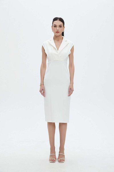 Nichii V-Neck Midi Dress
