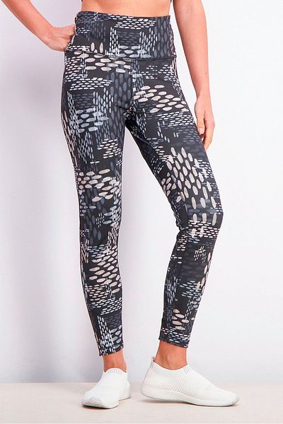Reebok Women Studio Lux Bold High,Rise Tights, Black