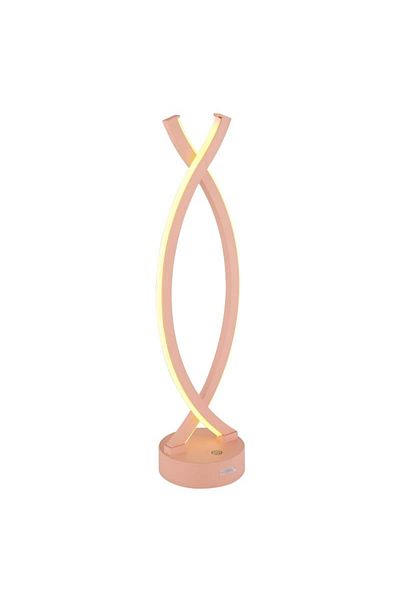 Globo Lighting Hela LED desk lamp 58457P, rechargeable, 1W, 70 lm, warm light, peach fuzz