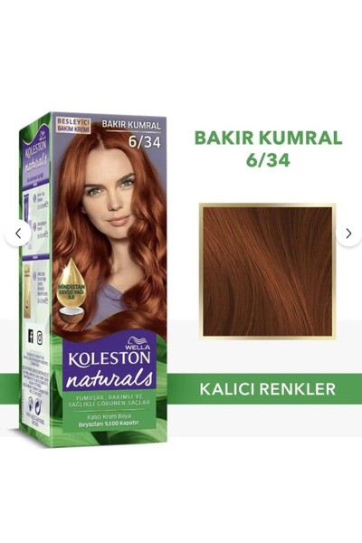 Wella Koleston Natural 6/34 Bakır Kumral