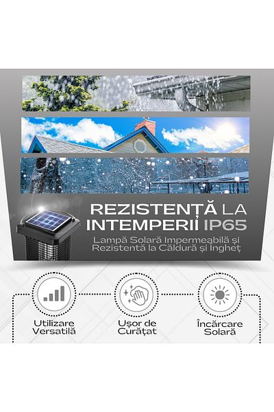tiam store Felinar + lampa uv anti insecte