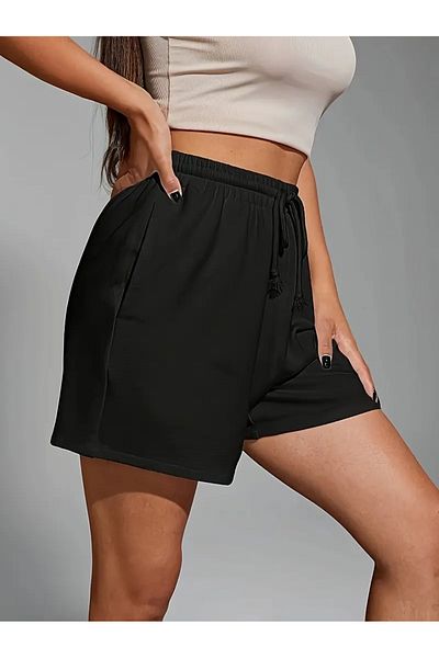 GERLAY Women's Comfortable Black Shorts